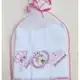 KIT DE PANINHO DE BOCA BORDADO PINK em oferta
