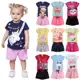 Kit Sortido 10 Peças de Roupas Infantil Bebê Menina (5 Camisetas + 5 Shorts) Kit 5 Conjuntos Bebê em oferta