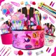 Kit Infantil Criança De Maquiagem Maletinha Linda Completa em oferta