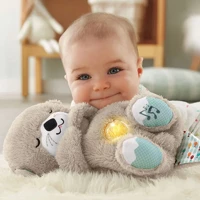 Imagem da promoção Urso De Respiração Baby Soothing Otter Plush Doll Toy Kids Music Sleeping Companion Som E Light