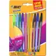 Canetas Coloridas Bic Cristal Fashion 10 Cores em oferta