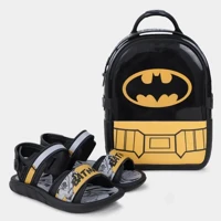 Imagem da promoção Sandália Infantil Grendene Kids Liga Da Justiça Hero Mochila Menino