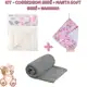 Kit Perfeito para bebê - Coberdrom + Manta soft + Naninha em oferta