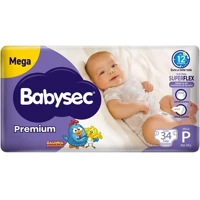 Imagem da promoção Fralda Babysec Premium P 34 unidades
