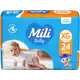 Mili Fralda Ultra Seca Jumbo Tamanho Xg 1X24 em oferta