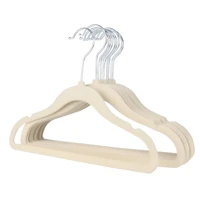 Imagem da promoção Kit 100 Cabide Veludo Infantil Kids Slim Antideslizante Bege Bege