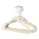 Kit 100 Cabide Veludo Infantil Kids Slim Antideslizante Bege Bege em oferta