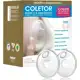 Coletor Concha de Leite Materno 2 Unidades Mãos Livres BPA Free Formato Concha em oferta