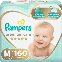 Imagem da promoção Fralda Pampers Premium Care M - 160 fraldas