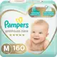 Fralda Pampers Premium Care M - 160 fraldas em oferta