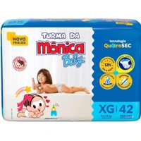 Imagem da promoção Fralda Turma da Mônica Baby Mega XG 42 Unidades