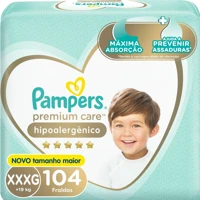 Imagem da promoção Fralda Pampers Premium Care XXXG com 104 Unidades