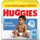 Fralda Huggies Tripla Proteção XG com 66 Unidades em oferta