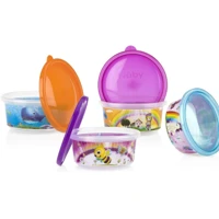 Imagem da promoção Nuby Kit 04 Potes Decorados 300ml Menina