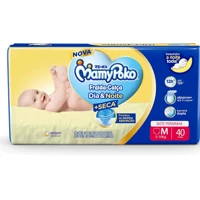 Imagem da promoção MamyPoko Fralda-Calça Dia&Noite Bate Perninhas M 40 Unidades