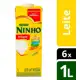 Kit Leite Integral UHT Ninho 1L 6 Unidades em oferta