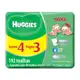 Kit 4 Toalhas Umedecidas Huggies Classic - 48 unidades cada em oferta