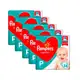 Kit 5 Fraldas Pampers Supersec Pacotão P 170 Unidades em oferta