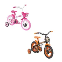 Imagem da oferta Bicicleta Aro 12 Track & Bikes ou Arco Íris com Rodinhas e Cesta