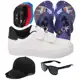 Tênis Infantil Masculino Escolar Casual Menino + Chinelo + Óculos + Relógio + Boné - ARS em oferta