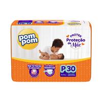 Imagem da promoção Fralda Pom Pom Proteção de Mãe Jumbo P 30 Unidades