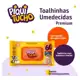 Toalhinhas Umedecidas Piquitucho Premium 60 unidades em oferta