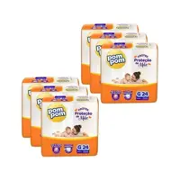 Kit Fralda Pom Pom Protek Proteção de Mãe G com 144 em oferta na Amazon