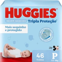 Imagem da promoção Fralda Huggies Tripla Proteção P 46 Unidades