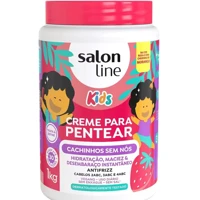 Imagem da promoção Salon Line, Creme de Pentear Kids, Cachinhos Sem Nós, Vegano - Para Cabelos Ondulados, Cacheados e C