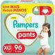 Fralda Pampers Pants Premium Care XG com 96 em oferta