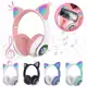 Fone De Ouvido Bluetooth Orelha Gatinho Infantil Led Sem Fio em oferta