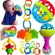 Kit chocalho mordedor infantil silicone 10 peças - IGMAX em oferta