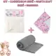 Kit 3 Itens Perfeito para Bebê - Coberdrom + Manta Soft + Naninha em oferta