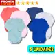 Kit 5 Unidades Body Manga Longa Bebê Infantil em oferta