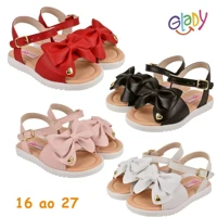 Imagem da promoção Sandália Infantil Menina Casual Luxo Com Laço Coração Super Confortável Qualidade Premium - 16 ao 27