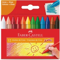 Imagem da promoção Gizão de Cera Faber-Castell 12 Cores