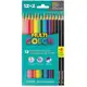 Ecolapis cor, Faber-Castell, multicolor super, 11.1200N+2G, 12 cores + 2 lapis, 14 unidades, Multico em oferta