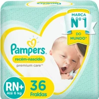 Imagem da promoção Fralda Pampers Premium Care RN+ 36 unidades