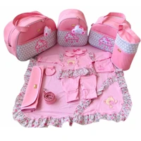 Imagem da promoção Kit Bolsa Maternidade Personalizada Nuvem Chuva de Benção com Saída Maternidade