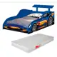 Cama Solteiro Infantil Mc Veloz Com Colchão D20 12 Cm Liso em oferta