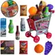 Mercadinho Divertido Brinquedo Infantil Comidinhas e Carrinho de Super Mercado em oferta