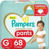 Imagem da promoção Fralda Pampers Premium Care G 68 unidades