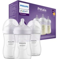Imagem da promoção Kit Triplo Avent Mamadeira Pétala 3.0 260ml Transparente