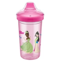 Imagem da promoção Copo de Treinamento Infantil Lillo Válvula Antivazamento e Tampa 320mL Disney Princesas +12 Meses