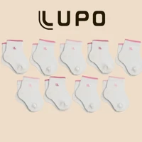 Imagem da promoção 9 Pares Meias Infantil em Algodao Lupo Bebe Crianca