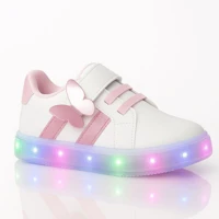 Imagem da promoção Tenis Calçado Sapato Infantil Feminino Borboleta Glitter com Luz de Led Brilhante
