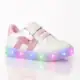 Tenis Calçado Sapato Infantil Feminino Borboleta Glitter com Luz de Led Brilhante em oferta