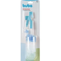 Imagem da promoção Kit Escova Para Mamadeira Azul Buba