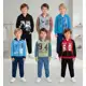 Kit 3 Conjunto Infantil Moletom Menino Juvenil Inverno Zíper em oferta