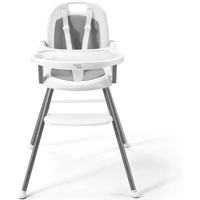 Imagem da promoção Cadeira De Alimentação 3 Em 1 Berry Multikids cinza